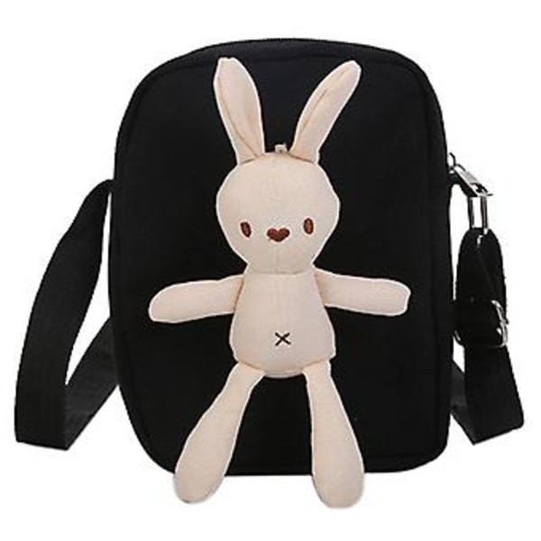 1 stk. Dame Skuldertaske Allround Taske Kanin Crossbody Taske Fødselsdagsgave