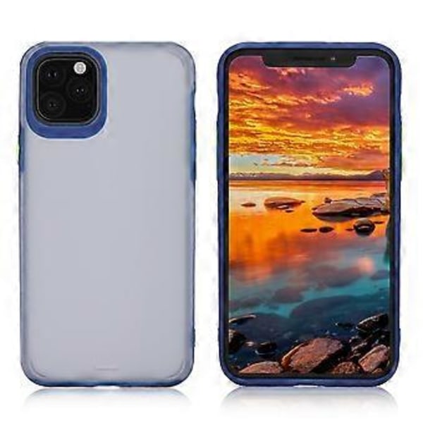 2 stk. Mobiltelefon Shell Case Frostet Transparent Anti-fald Stødsikkert Telefoncover til IOS 11 Profor IOS 11 Pro