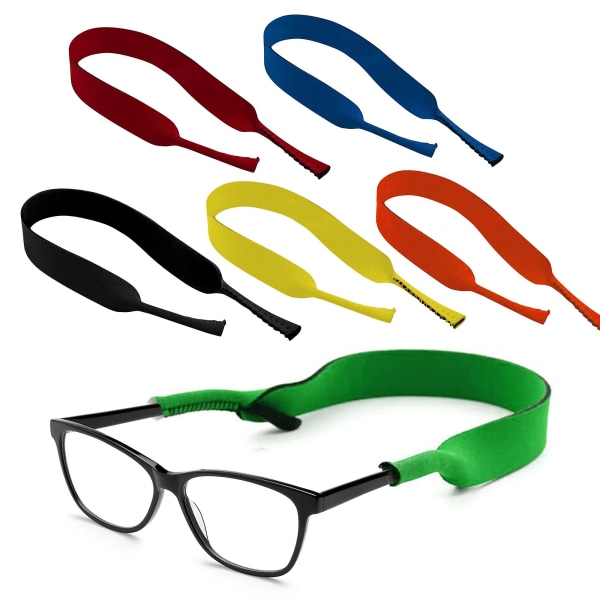 Brillerem Sportsolbriller &amp; Brillesnor til at omslutte din halssnor (grøn)