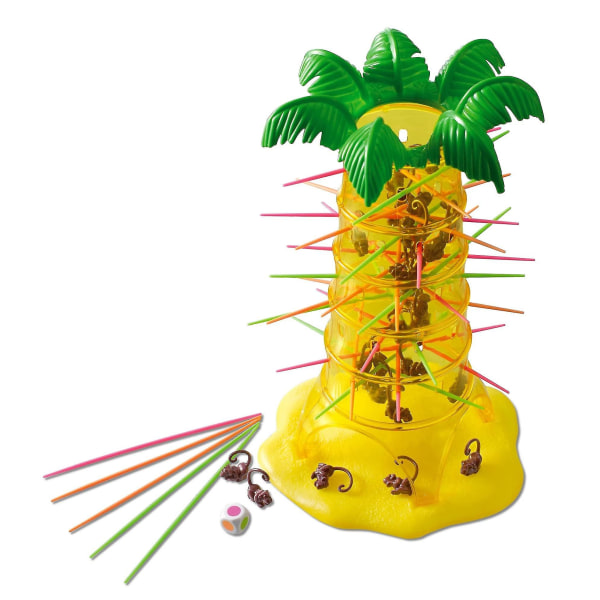 Mattel Games  Monkey Alarm Barnspel Leksak Lämplig För 2 - 4 Spelare Barnspel