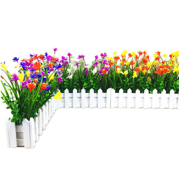 Konstgjorda dekorativa blommor Simulering Vatten Gräs Rose Bukett Falsk Blomma Plast Stjärnklar Jasmin Blomma