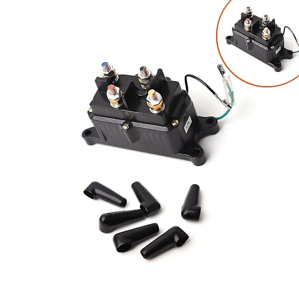 Vinsj Solenoid Relé For Elektrisk Vinsj 12 V Heavy Duty Oppgradering Equiv 250 A Amp For Atv Utv