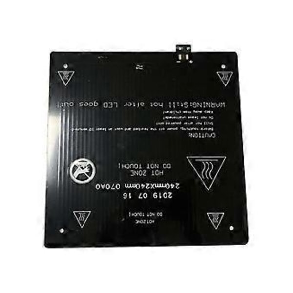 Højtydende opvarmet aluminiumsprintplade til 3D-printer, del 240x240mm 24V140W
