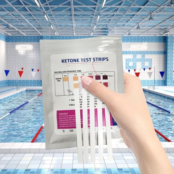 Simpapper för simbassängstest Vatten Total Alkalinitet Total Hårdhetstest 200st