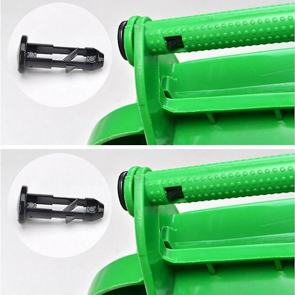 2 st Wheelie Bin Stark Plastpropp Lock Pin Pins Länk Lock Hinge Fixering
