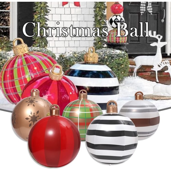 60cm Giant Christmas Ball, Transparent Ball, Giant Inflatable Chr