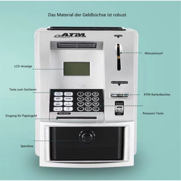 Sparebøsse kreativ sparebøsse simulering af en ATM mini ATM