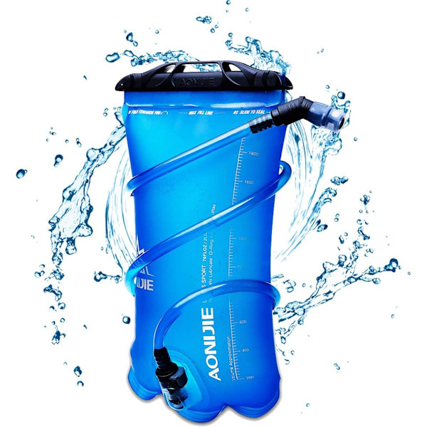 Vattenblåsa 1,5L Hydrationspåse Mjuk Vattenbehållare Vattenpåse