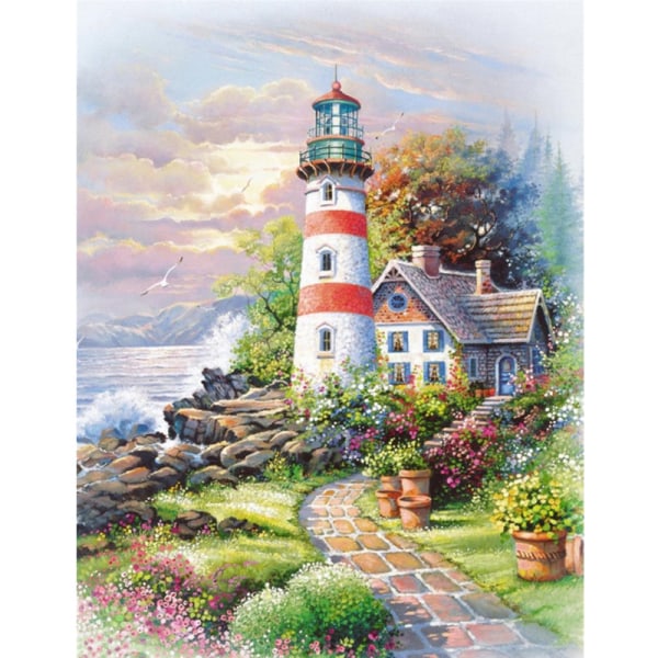 5D Watchtower Diamond Painting, Christmas Decoration Painting, Wi