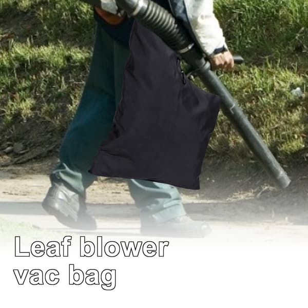Blæserposer - Sort pose med lynlås - Oxford Cloth Blæser Le