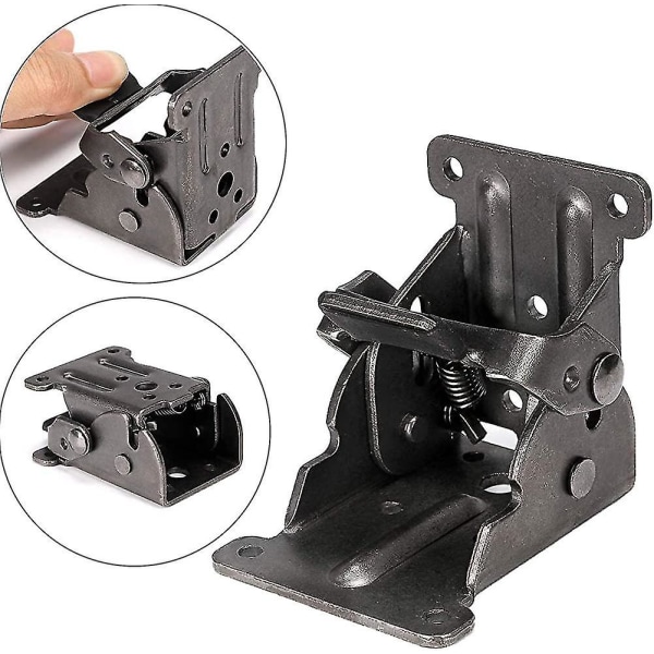 Folding Brackets 4 Pcs 0-90 Degree Lock Extension Support For Table Bed Leg