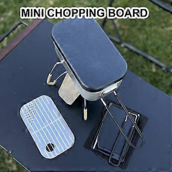 Skärbräda för vandring, picknick, mat, frukt, förberedelser, lätt grepp, liten skärbräda för kök, liten skärbräda för camping