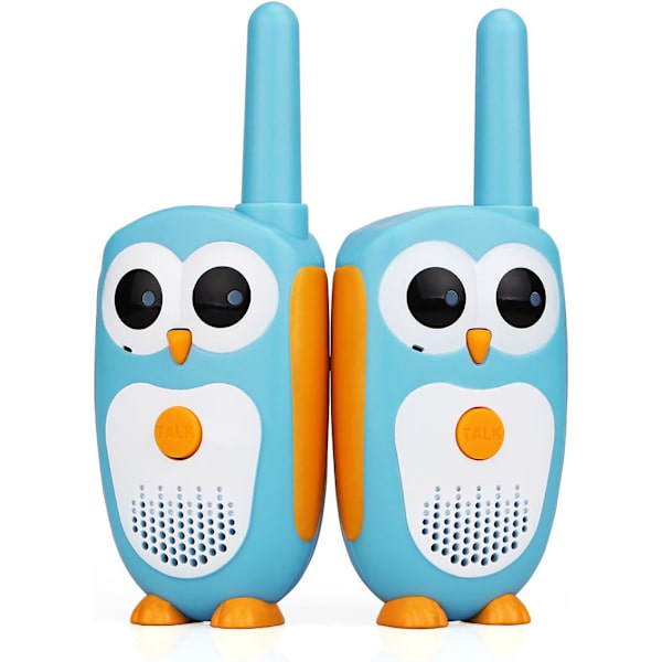 Børne Walkie Talkie, Nemme Ugle Små Legetøj, LED-øjne, 3-5 År Gamle B