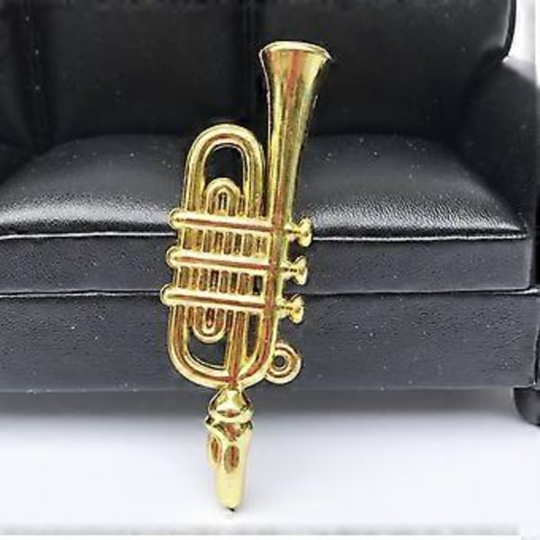 1:12 Skala Dukkehus Miniature Musikinstrument, Simulationsmodel Dukkehus Tilbehør til Stue, Musikrum (Stil A)