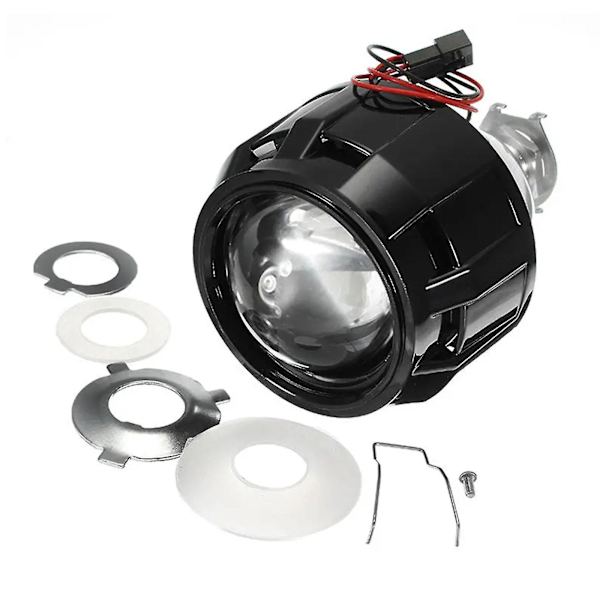 2,5 tuuman HID Xenon -auton ajovalon linssi H1 H4 H7, turvallinen keskittynyt valoteho, Mini Bi-xenon -projektori