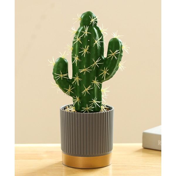 Konstgjord kaktus Cactus Creativ grön 22-28cm 1 set