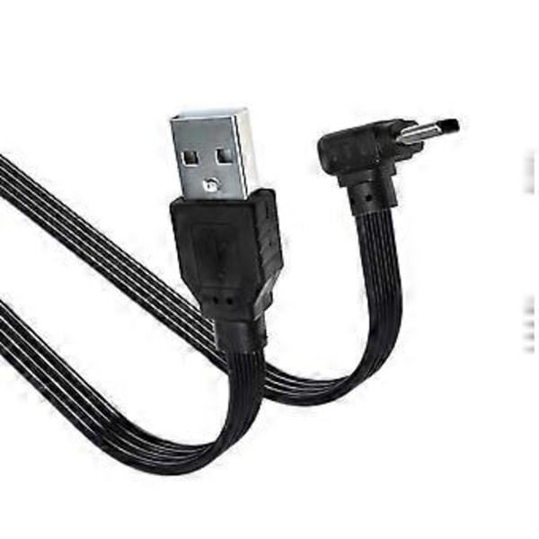 10cm-1m Lengde USB til USB C Strømladekabel 480Mbps Dataoverføringskabel Støtter 10W Hurtiglading for Nettbrett 0.2m Upward bend