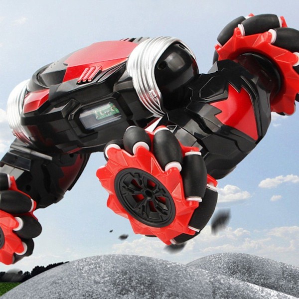 RC bil 2.4GHz fjernkontroll/gestkontroll 30km/t LED-lys musikk