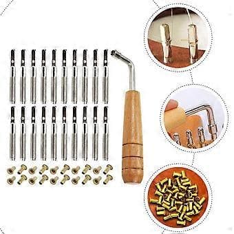 1 Set Professionella Lyra Stämstift Robust Lyra Harpa Strängstift Ersättningsstift