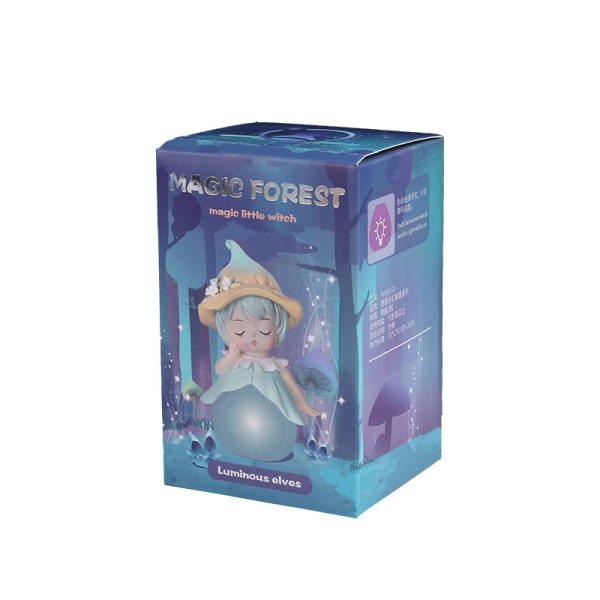 Magisk Skov Lille Lys Blind Box Kreativ Elf Natlys Barn
