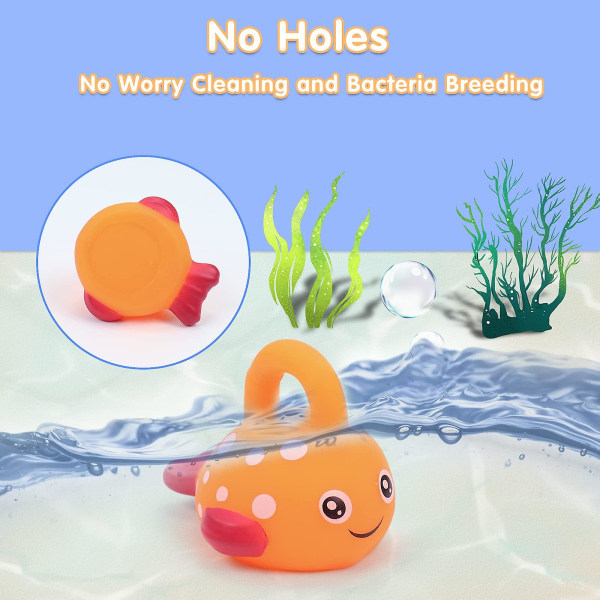 Baby Badleksaker Fiske Spel För 1 2 3 4 År Gamla Flickor Pojkar Simning Paddling Pool Leksaker Med Leksak Fiske Spö För Barn
