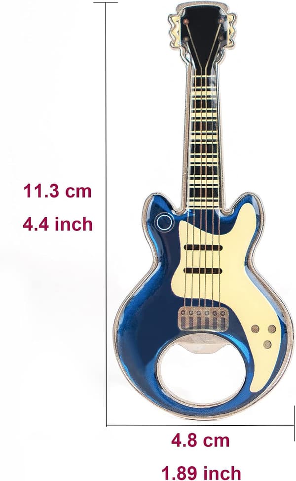 2 stk./sæt guitarformet flaskeåbner