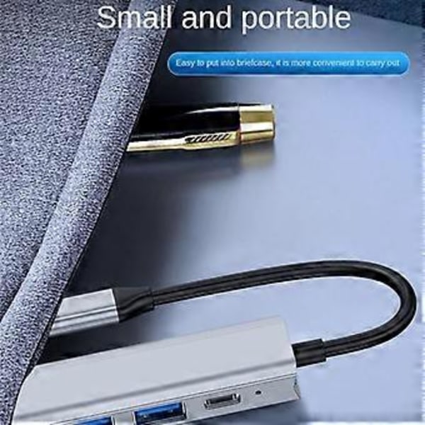 RYRA 4-i-1 USB 3.0 Type-C Hub til HDMI Adapter 4K PD100W USB C Hub 3.0 til MacBook