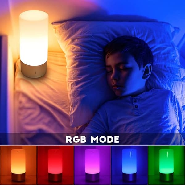 Sæt i Creative Touch Sensitive Colorful Atmosphere LED-sengelampe
