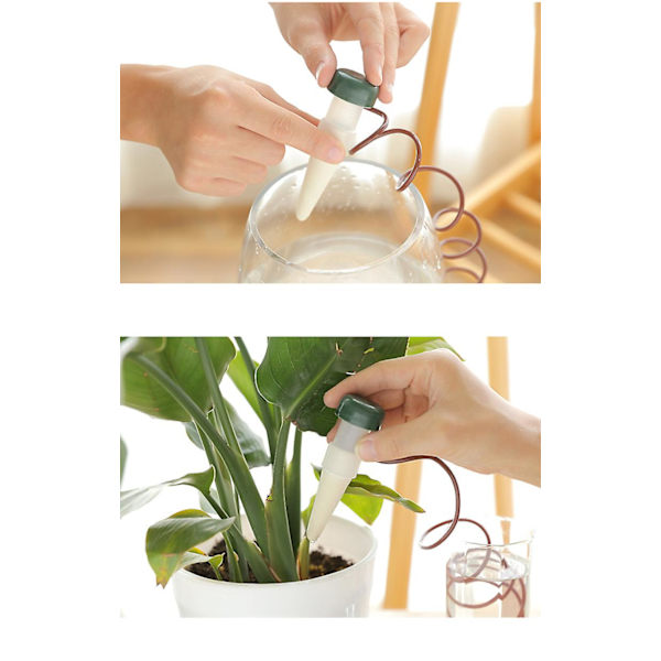8 stk. Klassiske plantevandingspinde til indendørs eller udendørs vandspyd Planter Automatisk drypvanding