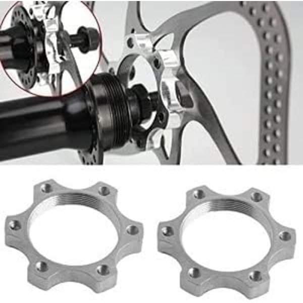 48MM Cykelcykel Frihjul Gevindnav Diskskivebremserotor 2 stk