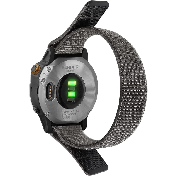 Fenix ??5/Fenix ??6 armband, 22 mm nylon sportarmband för Fenix