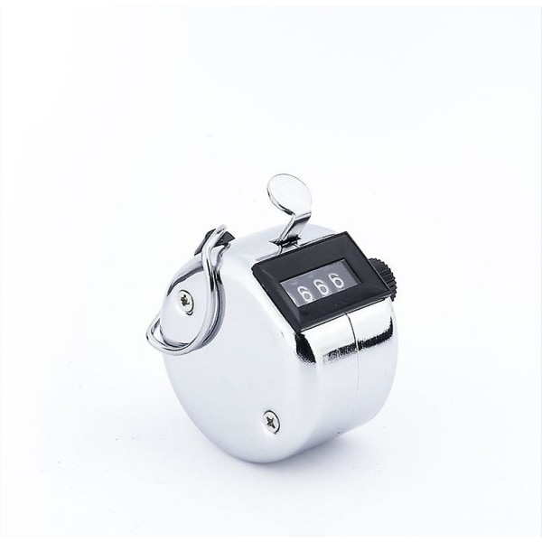 4 stk. Tally Clicker Tæller Metalhus Mekanisk Clicker Digital Håndholdt Tally Tæller