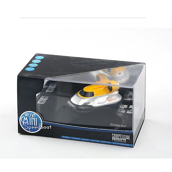 Mini 2.4g trådlös fjärrkontroll Hovercraft - Gul