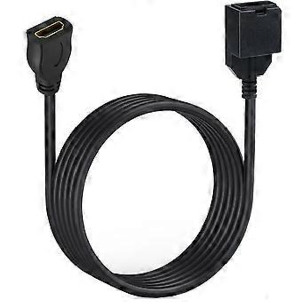 Version 1.4 Adapterkabel Aux Videokabel Stabil Plug and Play Løsning Stabil Transmission til Bilnavigation mother to mother