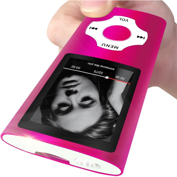 Digital, Compact and Portable MP3/MP4 Player (Max Support 64GB) w