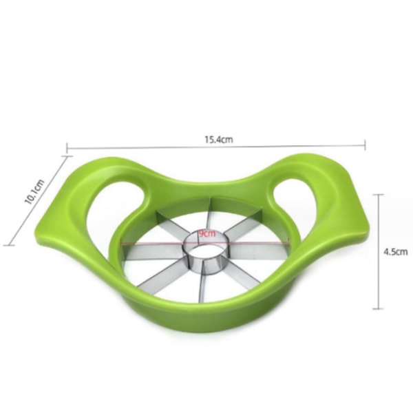 15,5 * 10,2 * 4,5 cm eplekutter og skrellersett - skarpt rustfritt stål