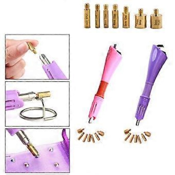 Strass Applikator Kit, DIY Värmefix Verktyg för Bröllopsklänningstillverkning