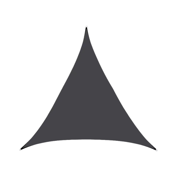 (Noir) Triangle Sunshade Sail 3X3X3m-300D Solskyddsparaply