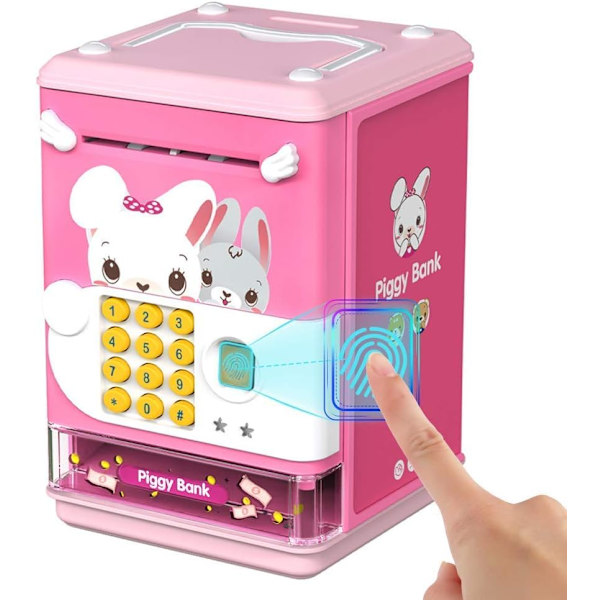 Sähköinen säästölipas - (Pinkki ladattava versio) Mini di