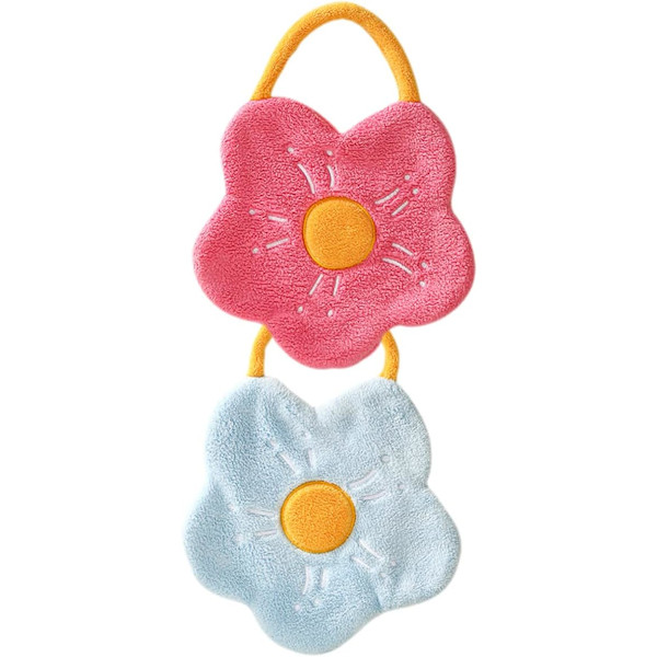 Kök Handduk 2 st Handdukar Blomma Badhandduk Torkduk Wi