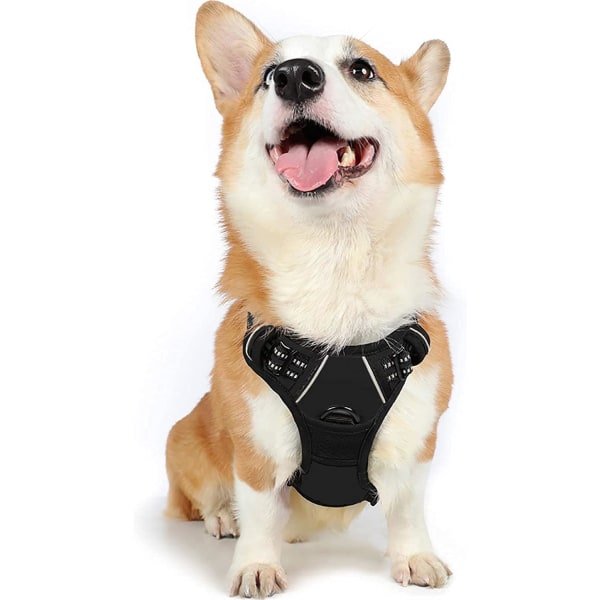 Size M Adjustable Dog Harness Dog Vest with Handle Control Reflec