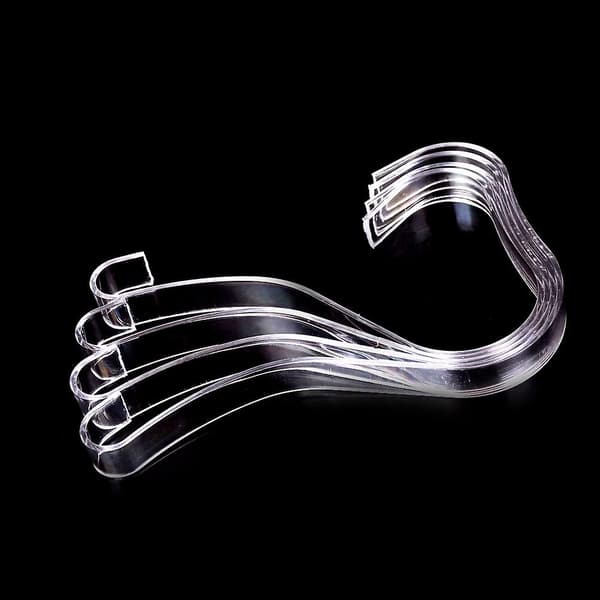 4 stk./parti Kvinde Mode Klar Elastisk Plast Kvinde Sandaler Show Holder Sko Display Stativ Stativ