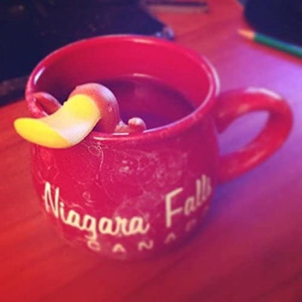 1 st rosa näbbdjur silikon te sil, livsmedelskvalitet silikon te s