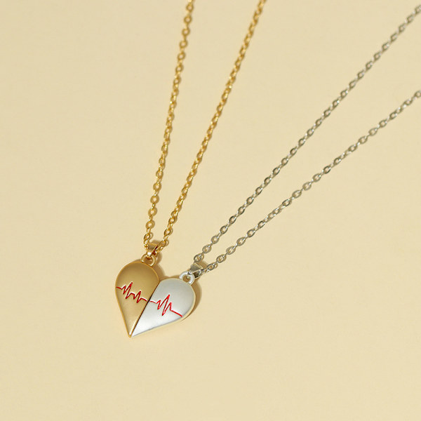 2 Magneetit EKG Pari Magneettinen Imu Riipus Avainluu Ketju Desi