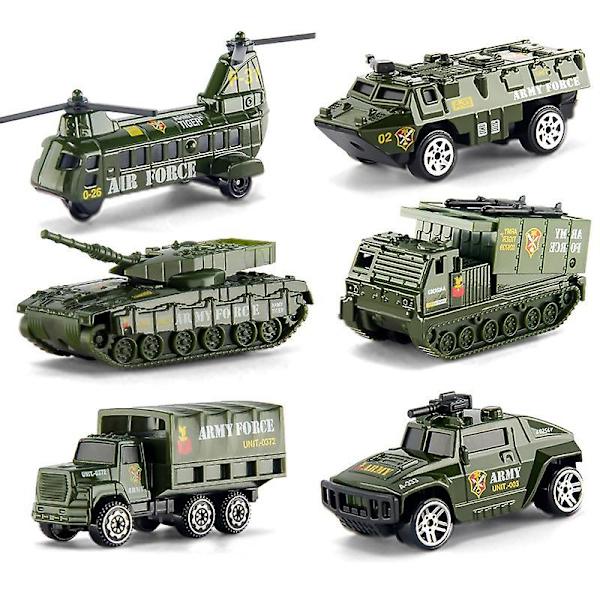 6 kpl autot lelu diecast metalli leikkisetti ajoneuvo seos auto mallit lelu lapsille taaperoille pojille C