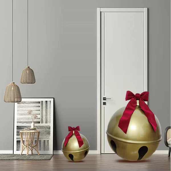 24 Tommer Store Oppblåsbare Julekulepynt, PVC Jul