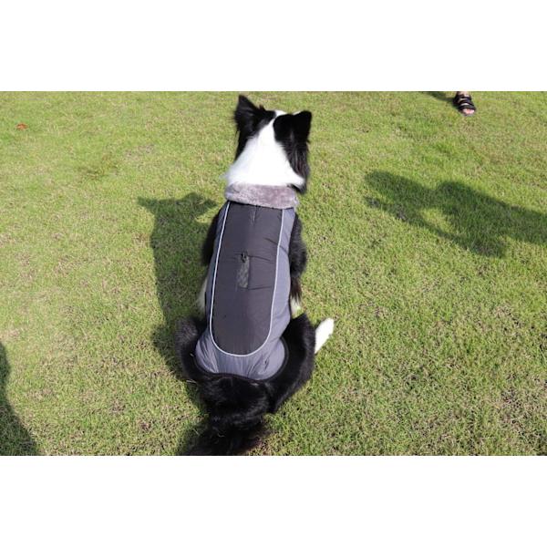 Vinterfrakke til hundebeklædning Vandtæt varm jakke blød fleece Li