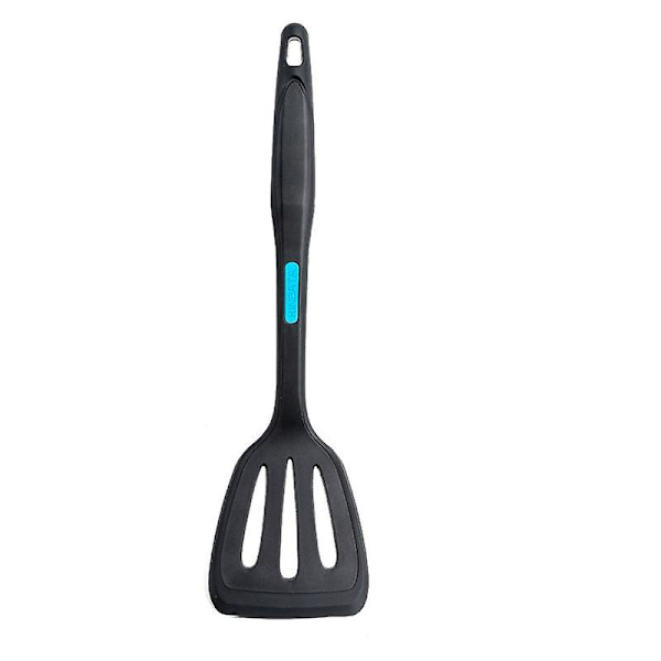 Silikonespatel med huller, varmebestandig, non-stick, blødt, skridsikkert greb