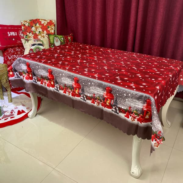 Julduk, 180 x 150 cm rektangulär lång julduk