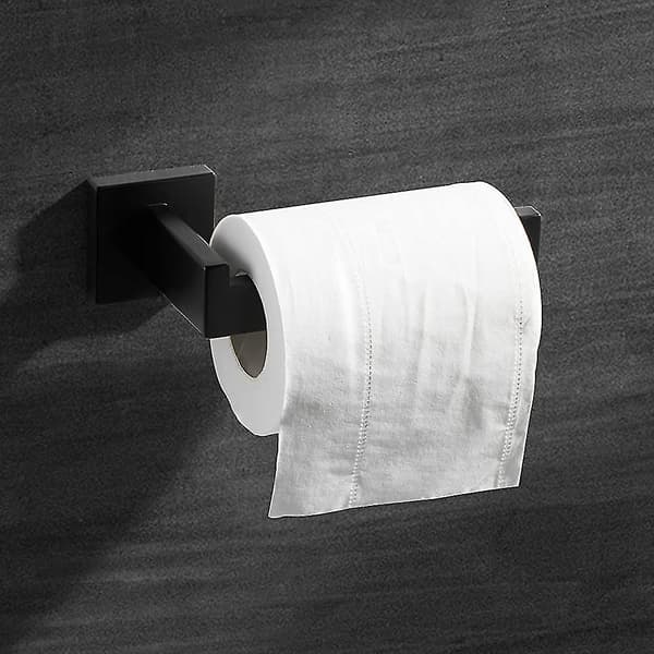 Toiletpapirholder Sort, Rustfrit Toiletpapirholder i Rustfrit Stål til Badeværelse